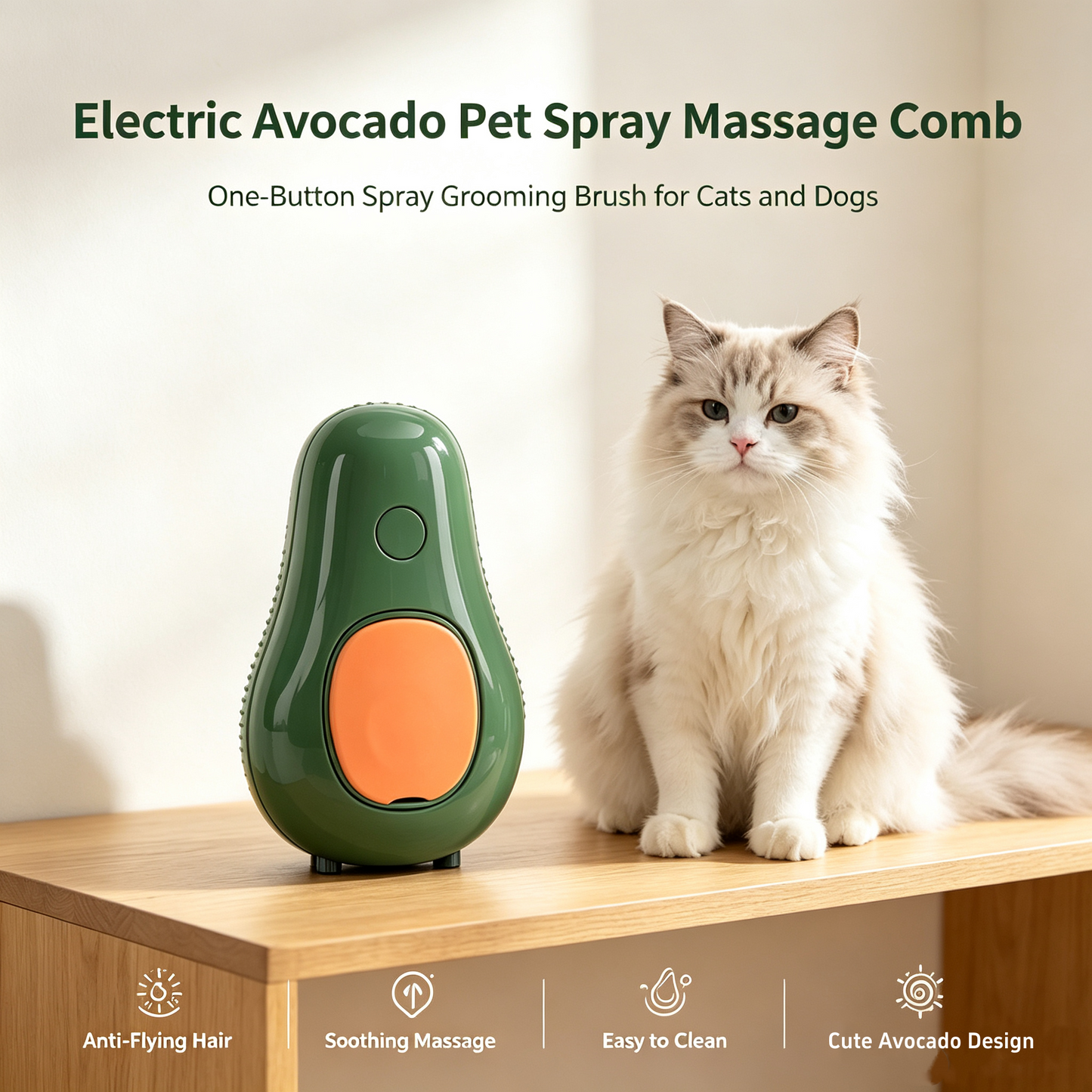 Pet Spray Comb Massager